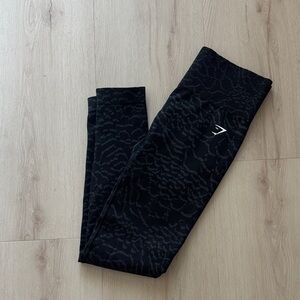Gymshark Black Patterned Leggings